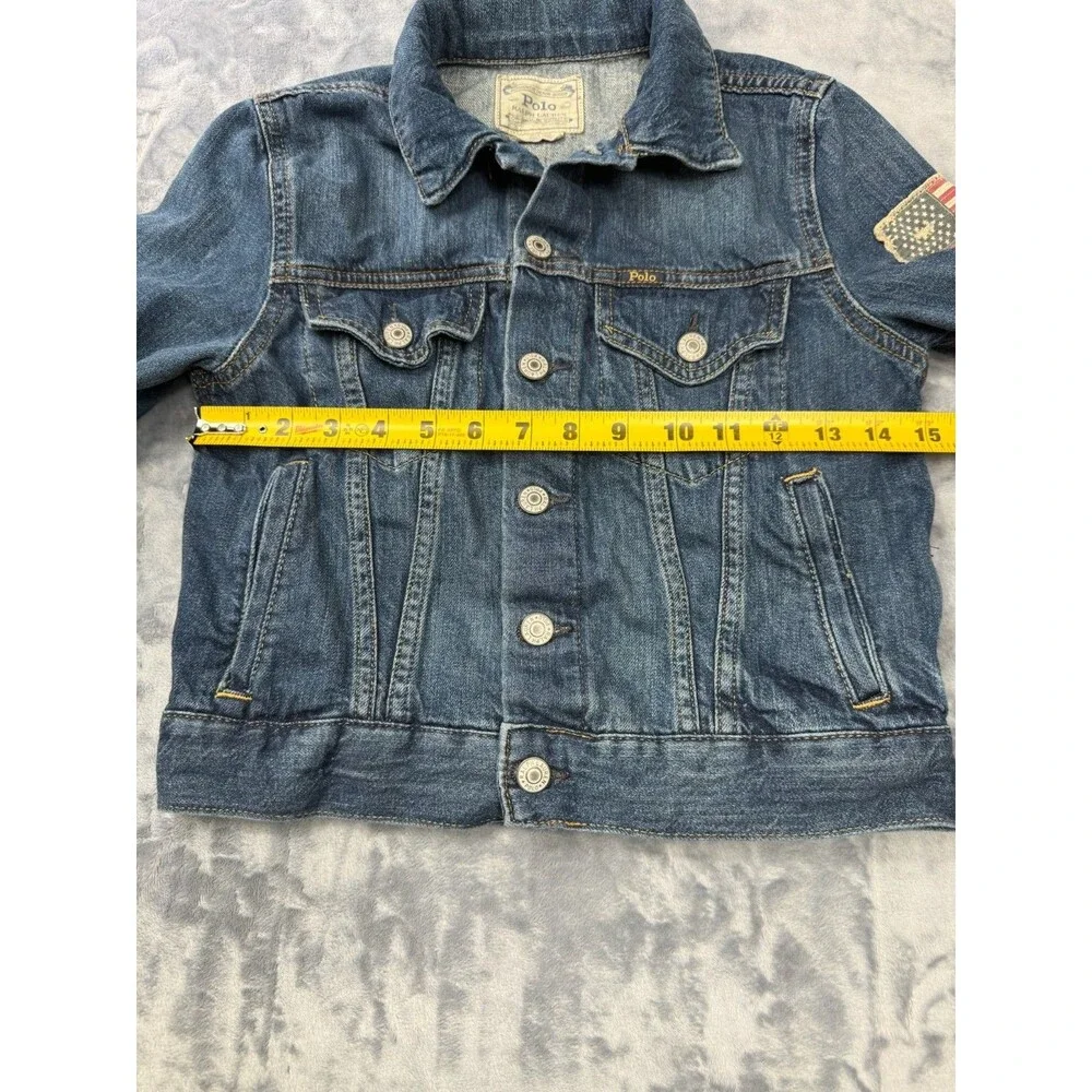 Polo Ralph Lauren denim trucker jacket Unisex Kids M (10-12)